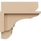 Ekena Millwork 4"W x 8"D x 4"H Wide Bryant Rough Cedar Woodgrain TimberThane Corbel, Primed Tan CORUR04X08X04BRYRCPR - alternate 3